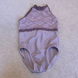 Suffolk Purple ballet leotard